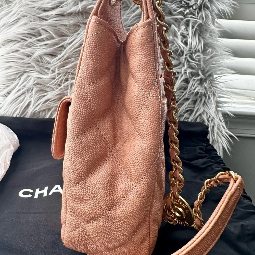 CHANEL Beige Hobo Bag